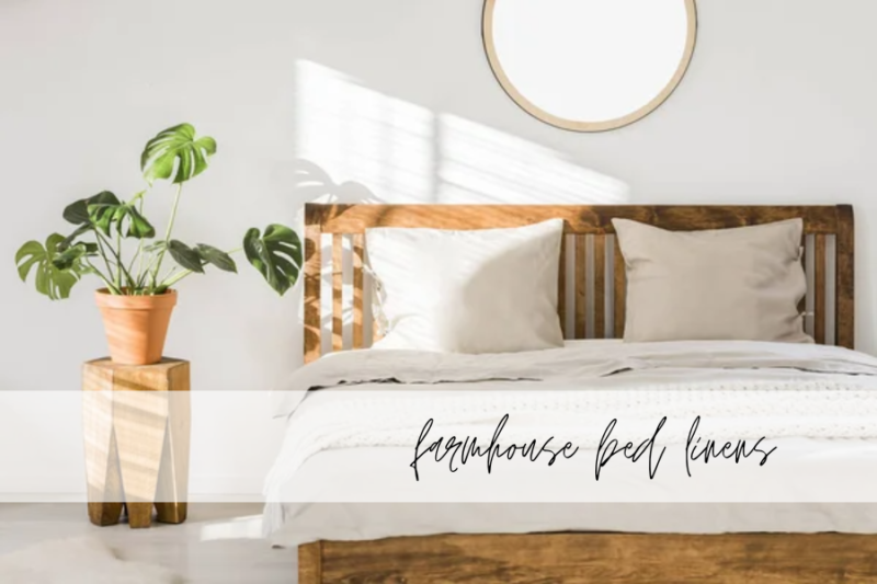 farmhouse bed linens