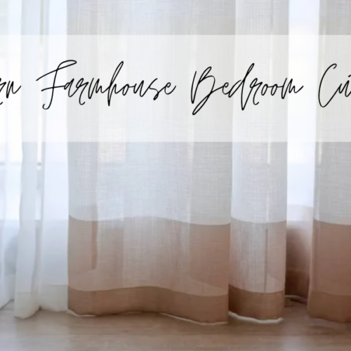 11 Modern Farmhouse Bedroom Curtains from Amazon