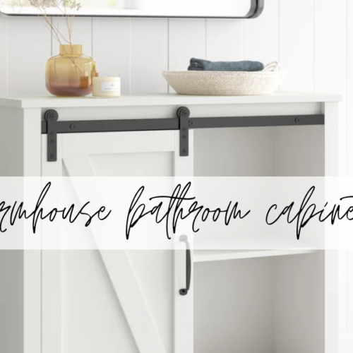 11 Farmhouse Bathroom Cabinets to Consider from Wayfair