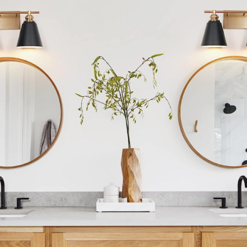 farmhouse bathroom light fixtures