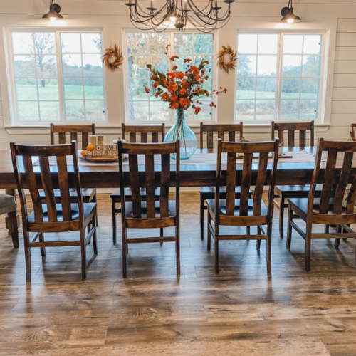 farmhouse kitchen table and chairs