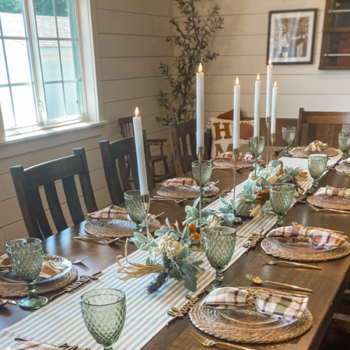 thanksgiving table decorations diy