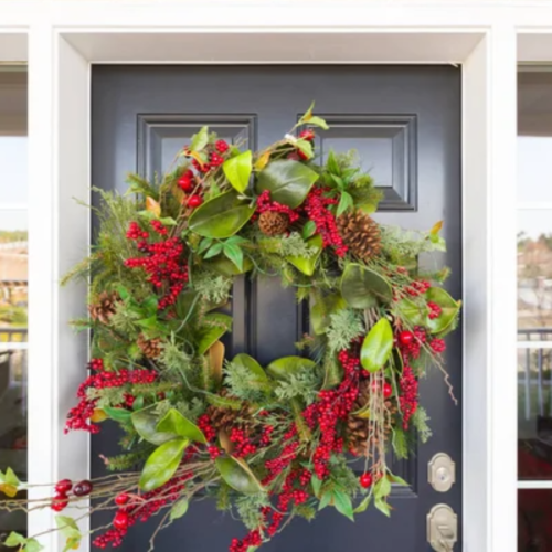 christmas wreaths for front door