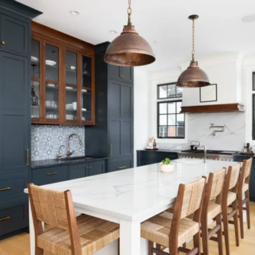 hanging lights over kitchen sink