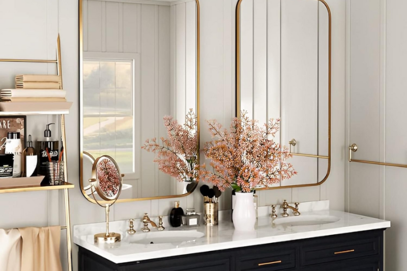 bathroom vanity mirror ideas